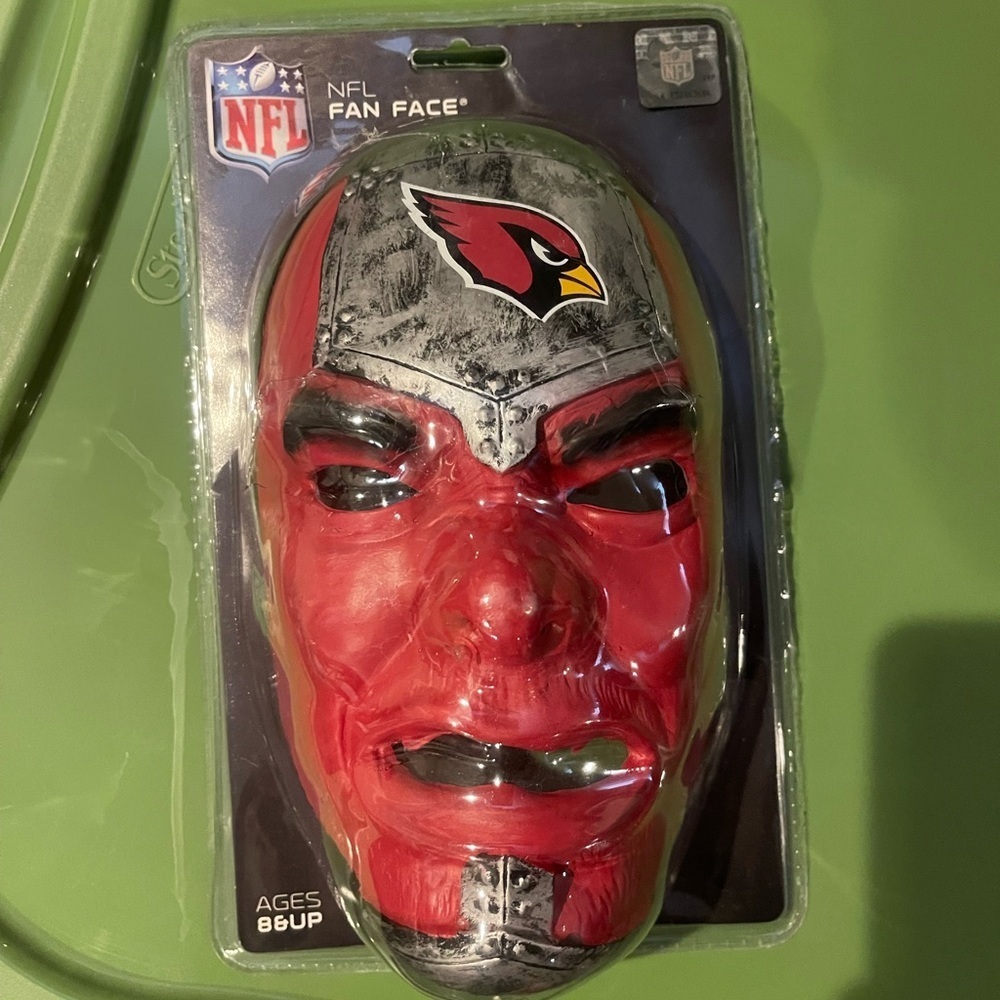 Franklin Sports NFL Arizona Cardinals Fan Face Mask - Team Fan Masks for NFL - Picture 3 of 5